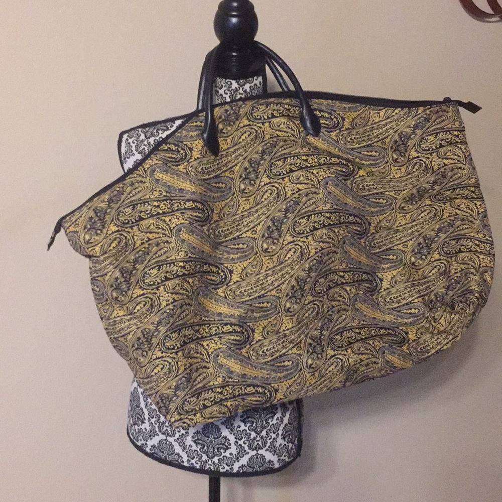 Beautiful Large Paisley Duffle Bag